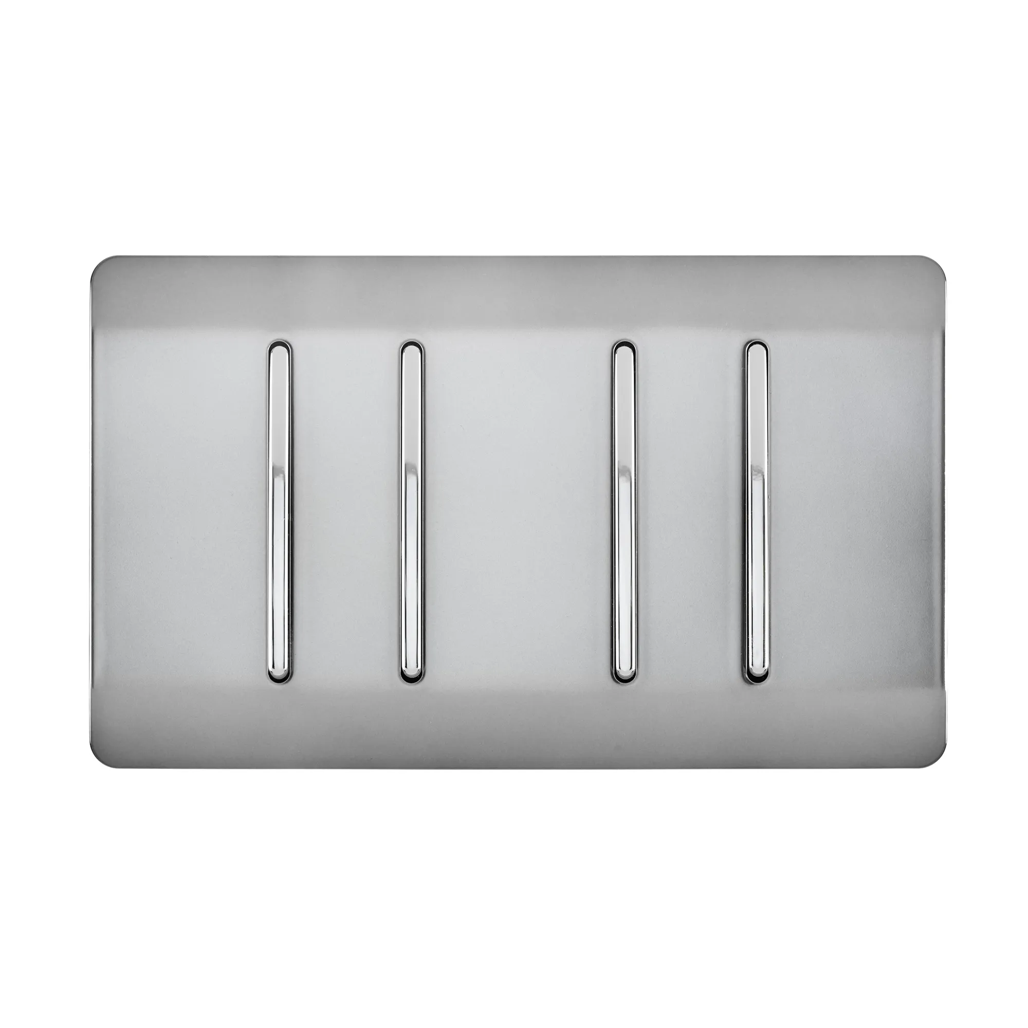 ART-SS2229BS  4 Gang (3x2 Way 1x3 Way Intermediate) Brushed Steel